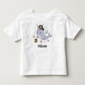 かわいい海賊の鳴声 トドラーTシャツ (正面)
