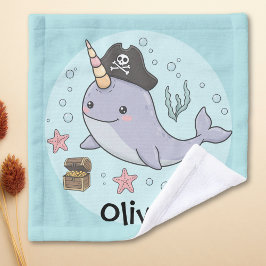 かわいい海賊イッカク ウォッシュタオル