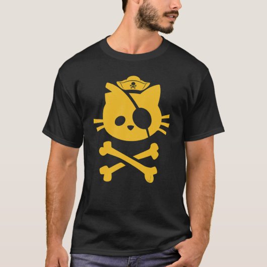 かわいい海賊キッズキャット2 Tシャツ (正面)