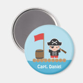 かわいい海賊キャプテン海いかだ少年 マグネット (正面/裏面)