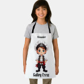 かわいい海賊ゲラクルーがパーソナライズ エプロン (インサイチュ)