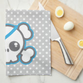 かわいい海賊スカルキッチンタオル キッチンタオル (四つ折り)