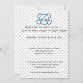 かわいい海賊スカルハローウィンパーティ招待状 招待状 (裏面)