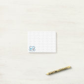 かわいい海賊スカル付箋カード ポストイット (デスク上)