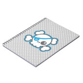 かわいい海賊スカル手帳 ノートブック (左側)