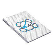 かわいい海賊スカル手帳 ノートブック (右側)