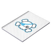 かわいい海賊スカル手帳 ノートブック (左側)