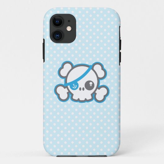 かわいい海賊スカルiPhoneケース Case-Mate iPhoneケース (裏面)