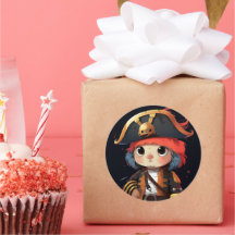 かわいい海賊ステッカー