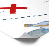 かわいい海賊パーティーへようこそ ポスター (角)