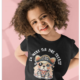 かわいい海賊フレンチブルドッグ、楽しいハロウィン トライブレンドTシャツ