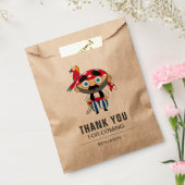 かわいい海賊子供の誕生日パーティー フェイバーバッグ (封をした状態)