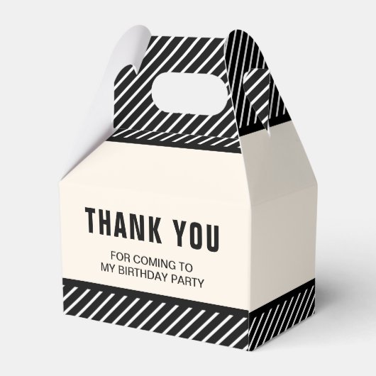 かわいい海賊子供の誕生日パーティー フェイバーボックス (裏面サイド)