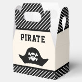 かわいい海賊子供の誕生日パーティー フェイバーボックス (オープン)