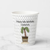 かわいい海賊子供の誕生日パーティー 紙コップ (裏面)