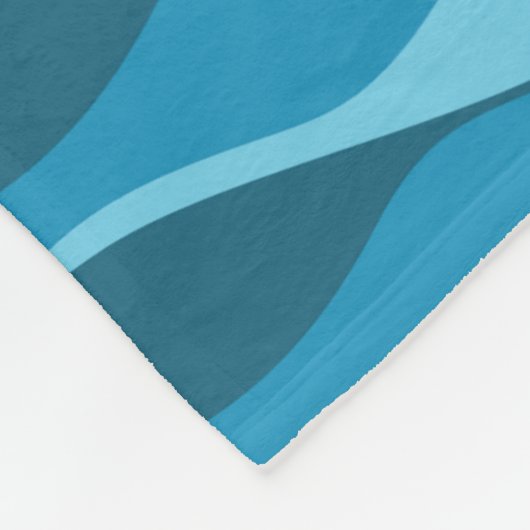 かわいい海賊少年と大型船の名前をカスタムする フリースブランケット (角)