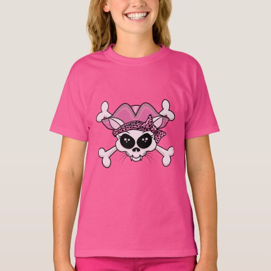 かわいい海賊猫Tシャツ Tシャツ (正面)