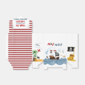 かわいい海賊誕生日ありがとう フェイバーボックス (折り畳みなし)