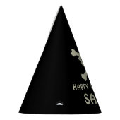 かわいい海賊誕生日スカルクロスボーンパーティー帽子 パーティーハット (左)