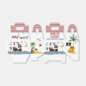 かわいい海賊誕生日パーチ感謝していメントユー フェイバーボックス (折り畳みなし)