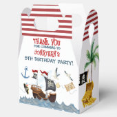 かわいい海賊誕生日パーチ感謝していメントユー フェイバーボックス (オープン)