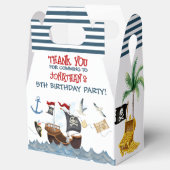 かわいい海賊誕生日パーチ感謝していメントユー フェイバーボックス (オープン)