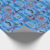 かわいい海賊 ラッピングペーパー (角)