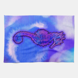 かわいい海馬の海産動物の贈り物 キッチンタオル