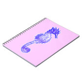 かわいい海馬の海産動物の贈り物 ノートブック (左側)