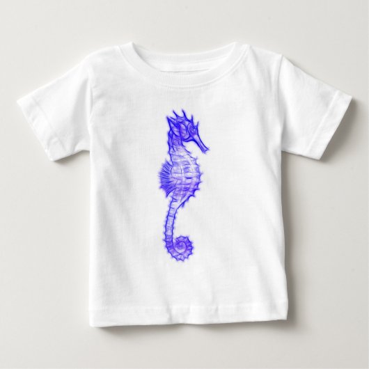 かわいい海馬の海産動物の贈り物 ベビーTシャツ (正面)