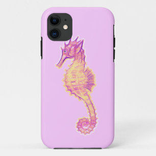 かわいい海馬の海産動物の贈り物 iPhone 11 ケース