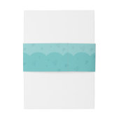 かわいい海魚ハートお洒落赤ちゃんシャワー 招待状ベリーバンド (裏面例)