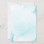 かわいい海の誕生日会への招待 招待状 (裏面)