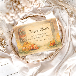 かわいい消防士のオムツくじ エンクロージャーカード