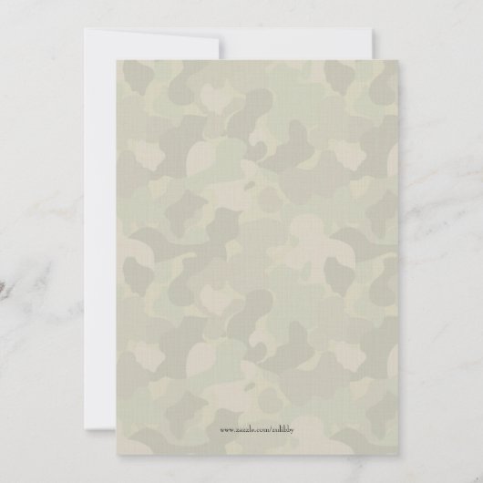 かわいい消防士の誕生日パーティーの招待状 招待状 (裏面)