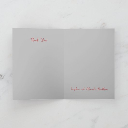 かわいい消防士ダルマチア赤ちゃんシャワー サンキューカード (内部)