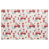 かわいい消防用布 ファブリック (ファットクウォーター)