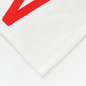 かわいい消防車の名前 フリースブランケット (角)