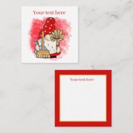 かわいい清掃業追加文字格言 ノートカード