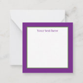 かわいい清掃業追加文字格言 ノートカード (裏面)