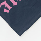 かわいい温かいフリースパーソナライズされた名毛布 フリースブランケット (角)