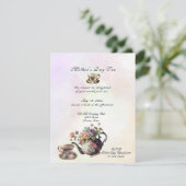 かわいい湯飲み, 母の日 & 結婚前のお茶会 招待状 (スタンド正面)