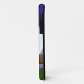 かわいい満月のフクロウ及び名前をカスタムする Case-Mate iPhoneケース (裏面/左)