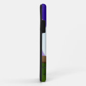 かわいい満月のフクロウ及び名前をカスタムする Case-Mate iPhoneケース (裏面/右)