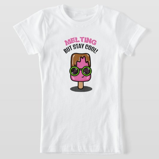 かわいい溶けポスクルTシャツfor Girl Tシャツ (レイダウン)