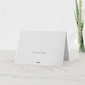 かわいい溶融雪だるま古いシルクトップハット シーズンカード (裏面)