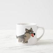 かわいい漫画おなかをすかせた狼エスプレッソマグ エスプレッソカップ (右)