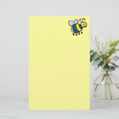 かわいい漫画ののまわりに 便箋 (スタンド正面)