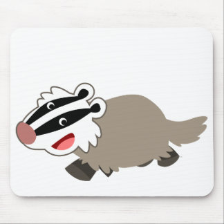 かわいい漫画のアナグマのマウスパッド マウスパッド