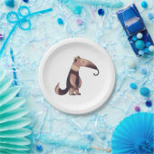 かわいい漫画のアリクイ ペーパープレート (パーティー)